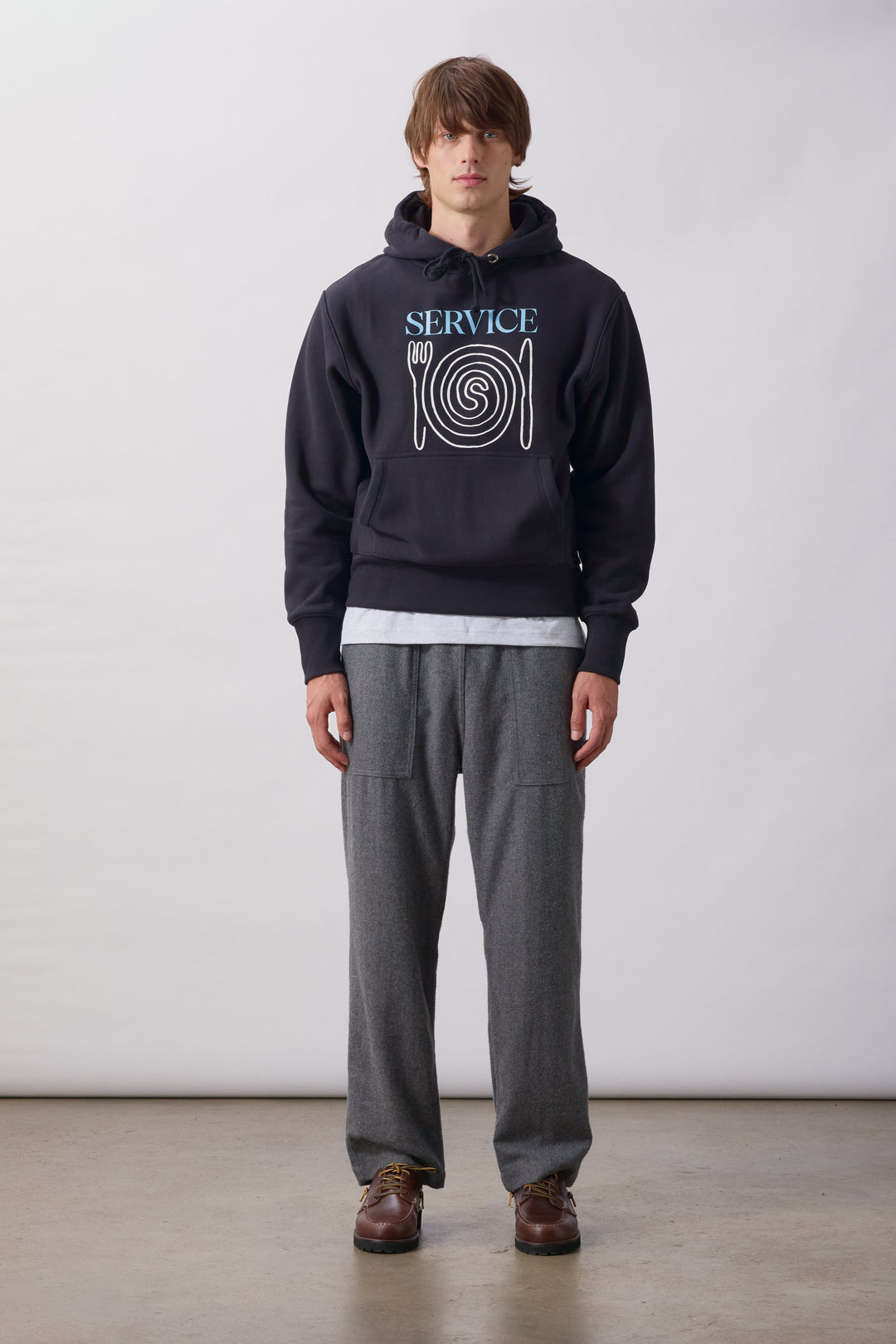 Service Works -  Flannel Chef Pants - Charcoal
