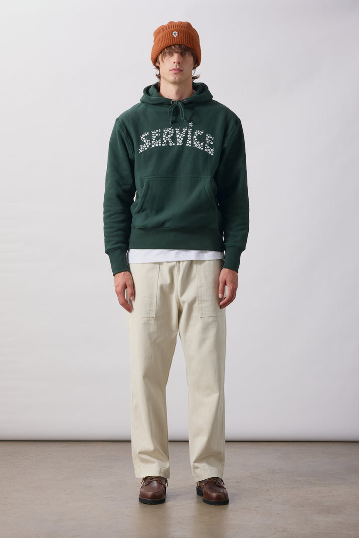 Service Works -  Pigment Herringbone Chef Pants - Bone