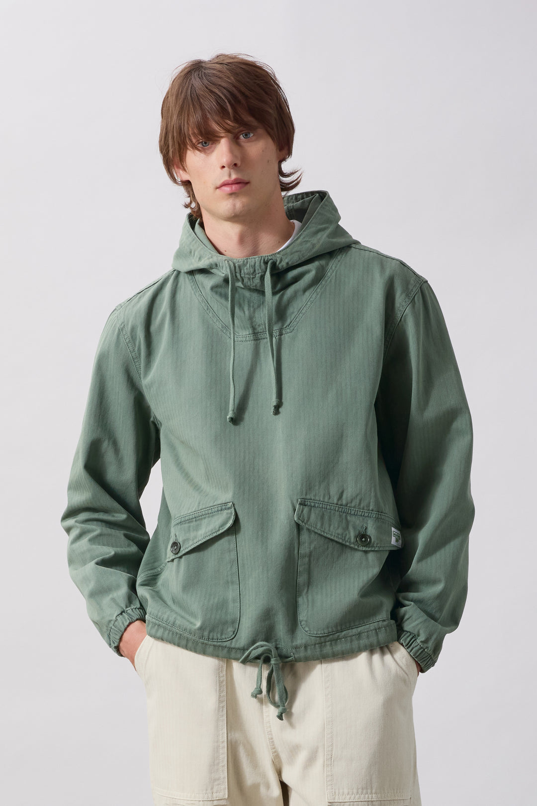 Service Works -  Pigment Herringbone Smock 2.0 - Olive
