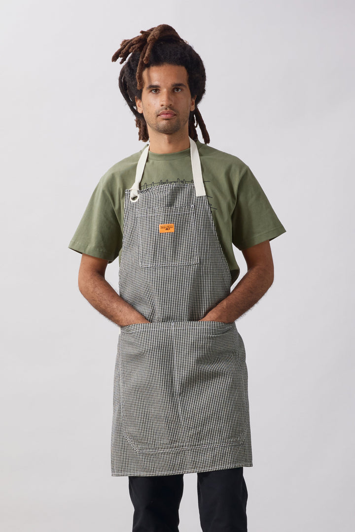 Service Works -  House Gingham Apron - Black