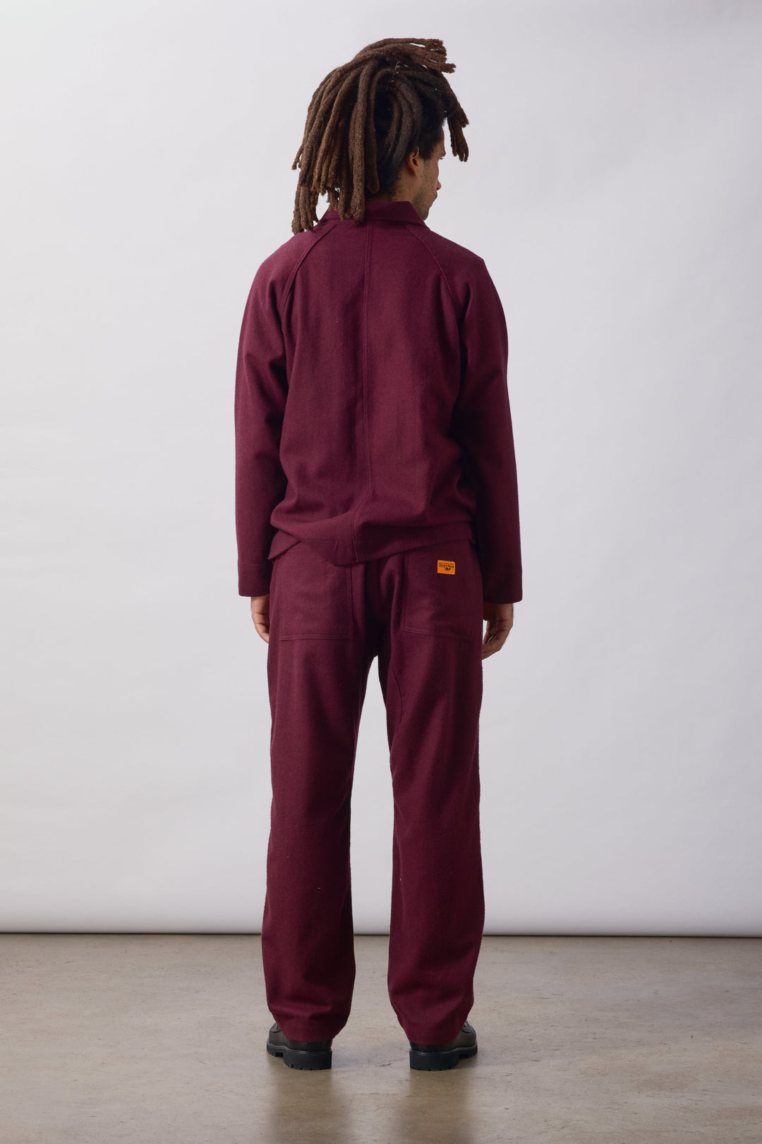Service Works - Flannel Chef Pants - Burgundy