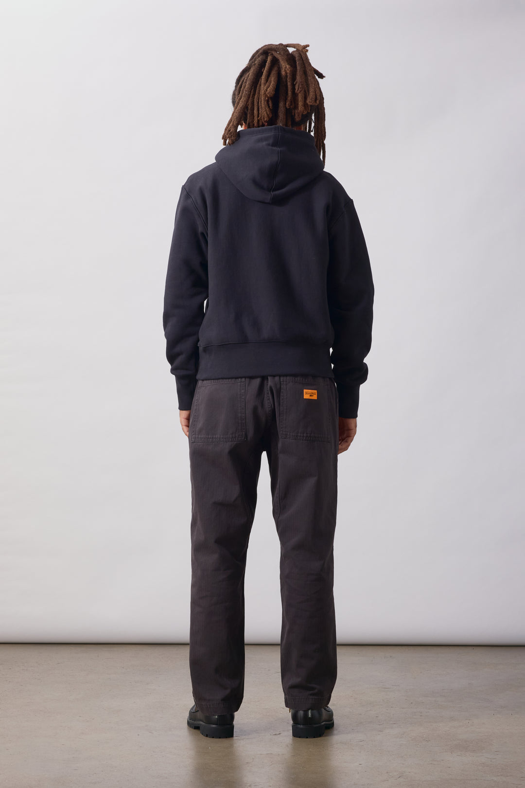 Service Works -  Pigment Herringbone Chef Pants - Black