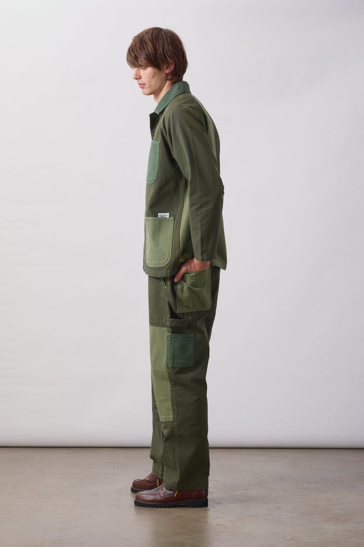 Service Works -  Patchwork Utility Chef Pants - Green