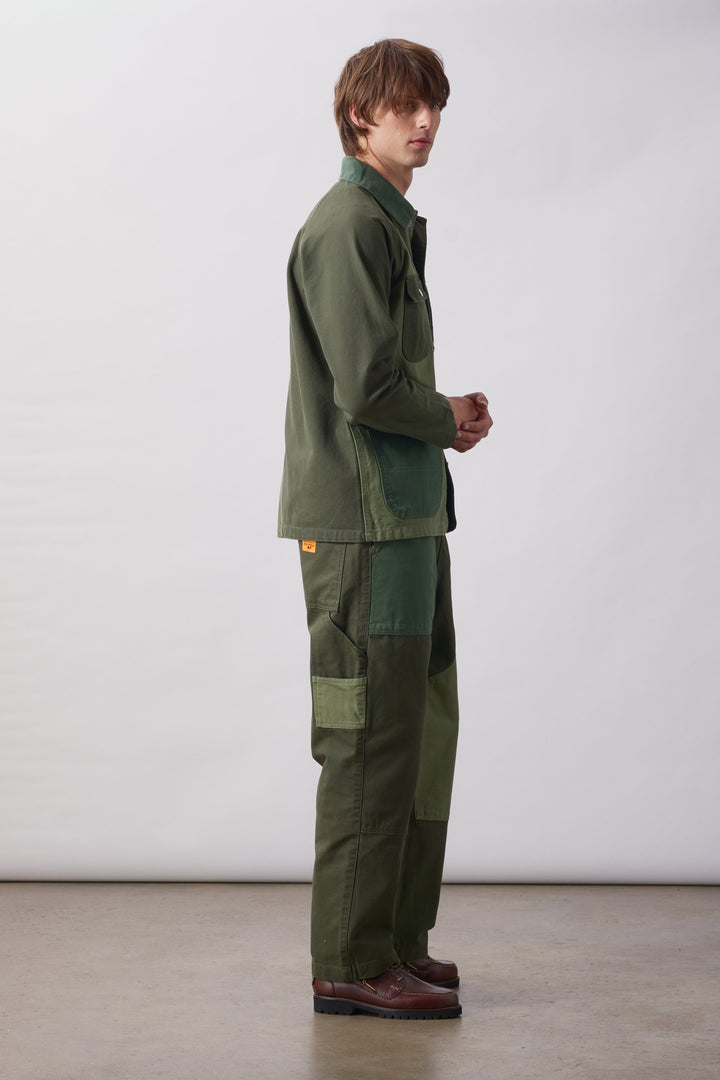 Service Works -  Patchwork Utility Chef Pants - Green