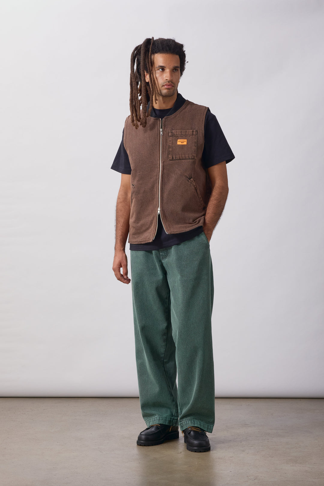 Service Works -  Over-Dyed Easy Chef Pants - Sage
