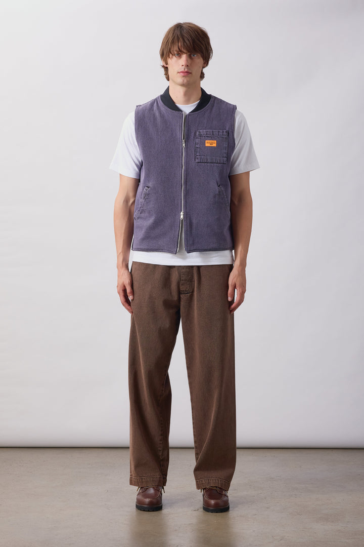 Service Works -  Over-Dyed Easy Chef Pants - Umber