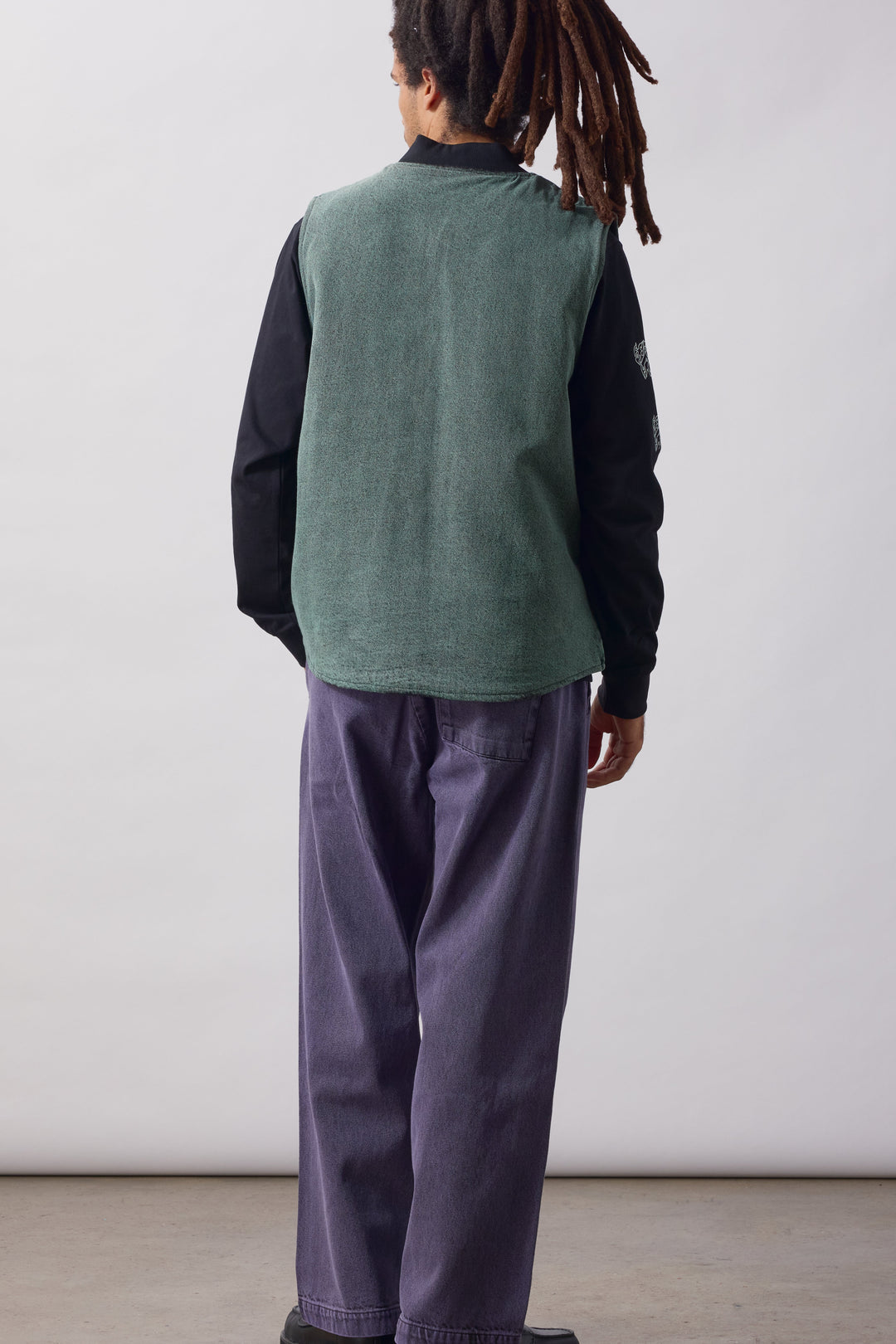 Service Works -  Over-Dyed Easy Chef Pants - Mauve