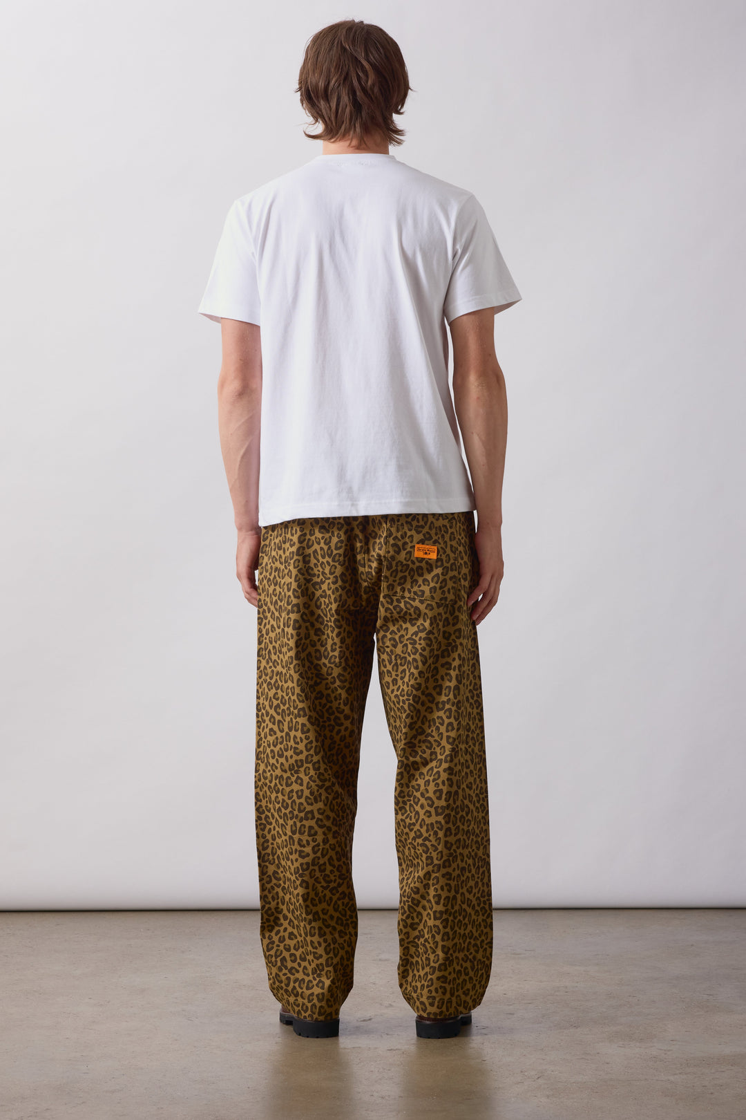 Service Works -  Patterned Easy Chef Pants - Brown Leopard