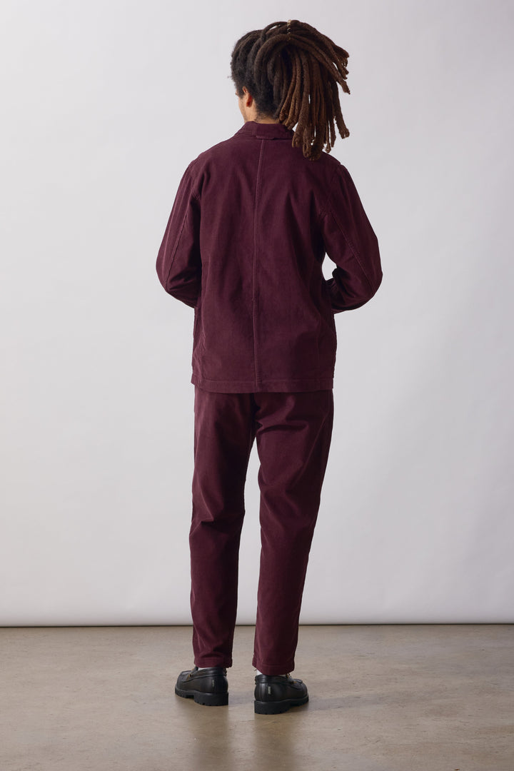 Service Works -  Fine Cord Waiter Pants - Burgundy