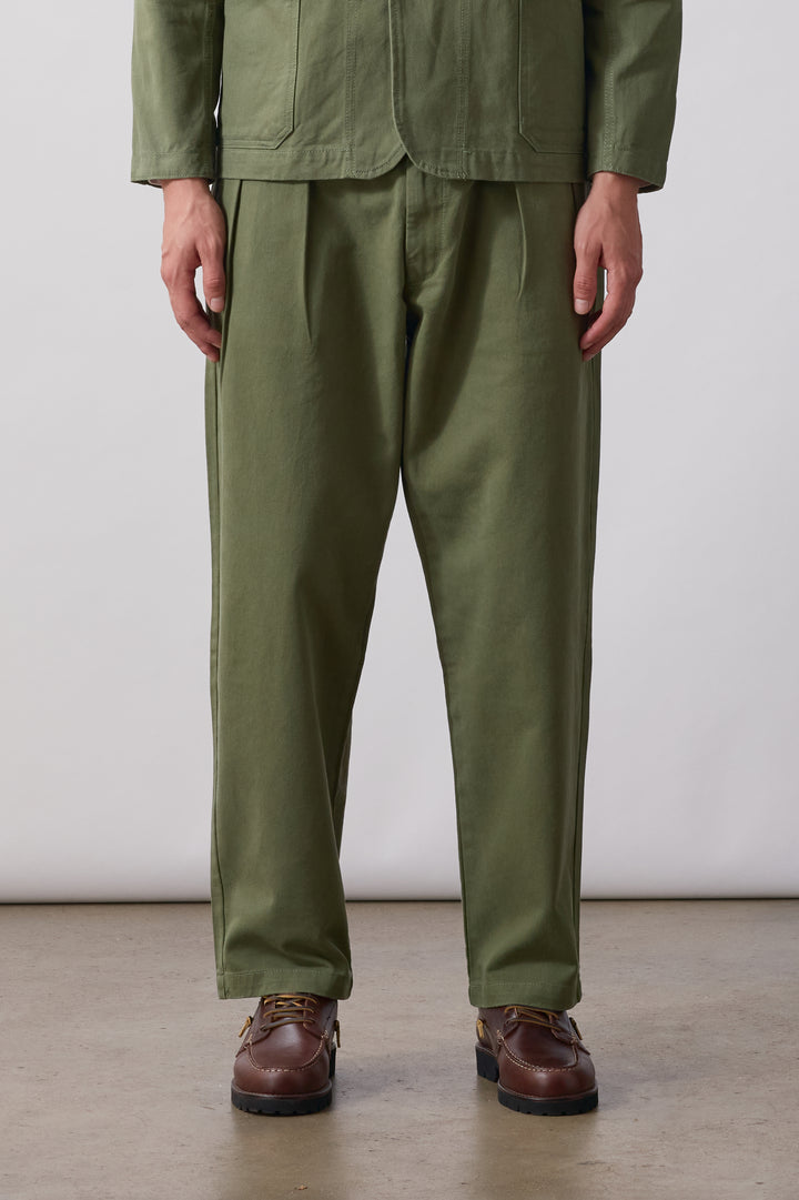 Service Works -  Twill Part Timer Pant - Olive
