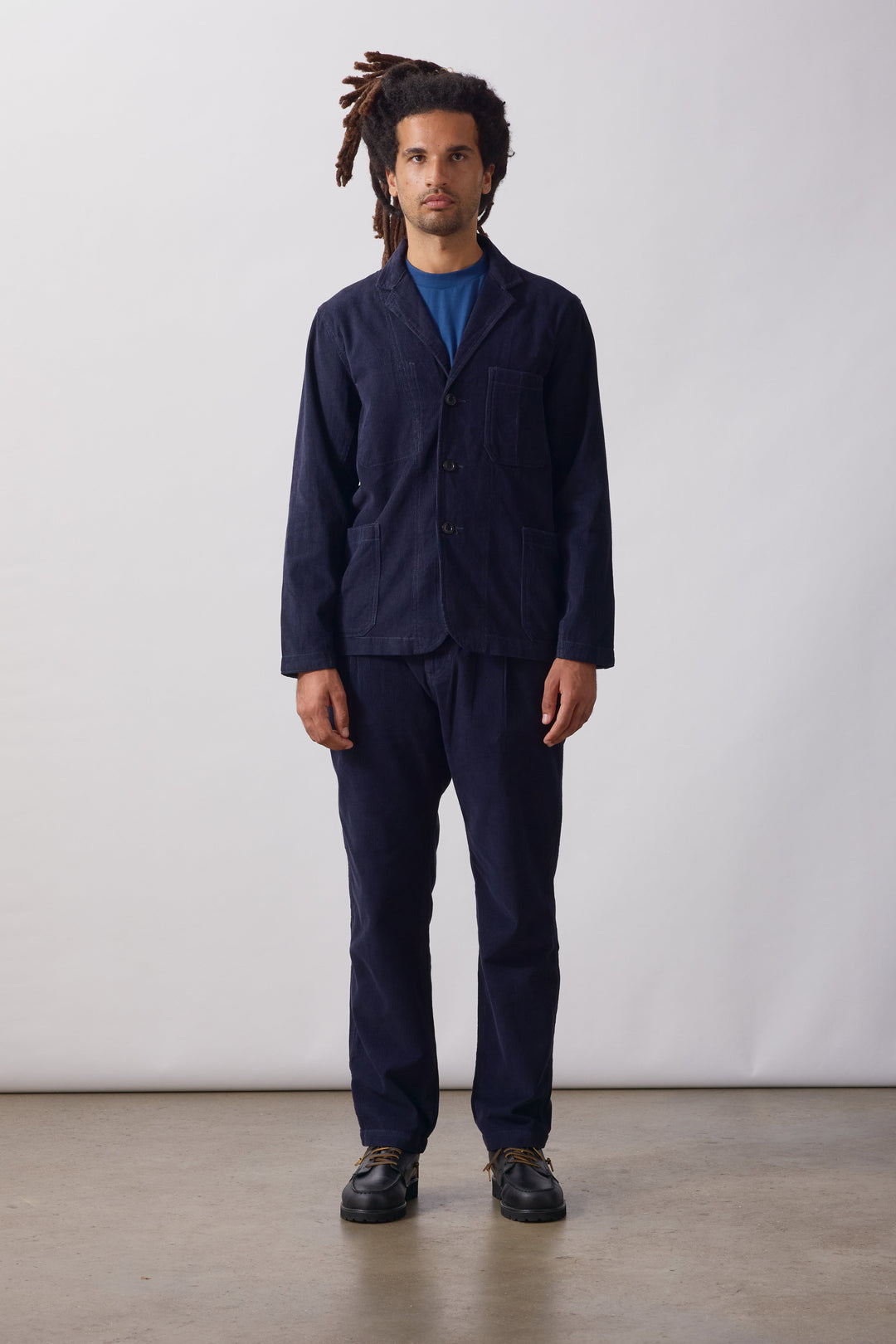 Service Works -  Fine Cord Server Suit Jacket - Dark Navy