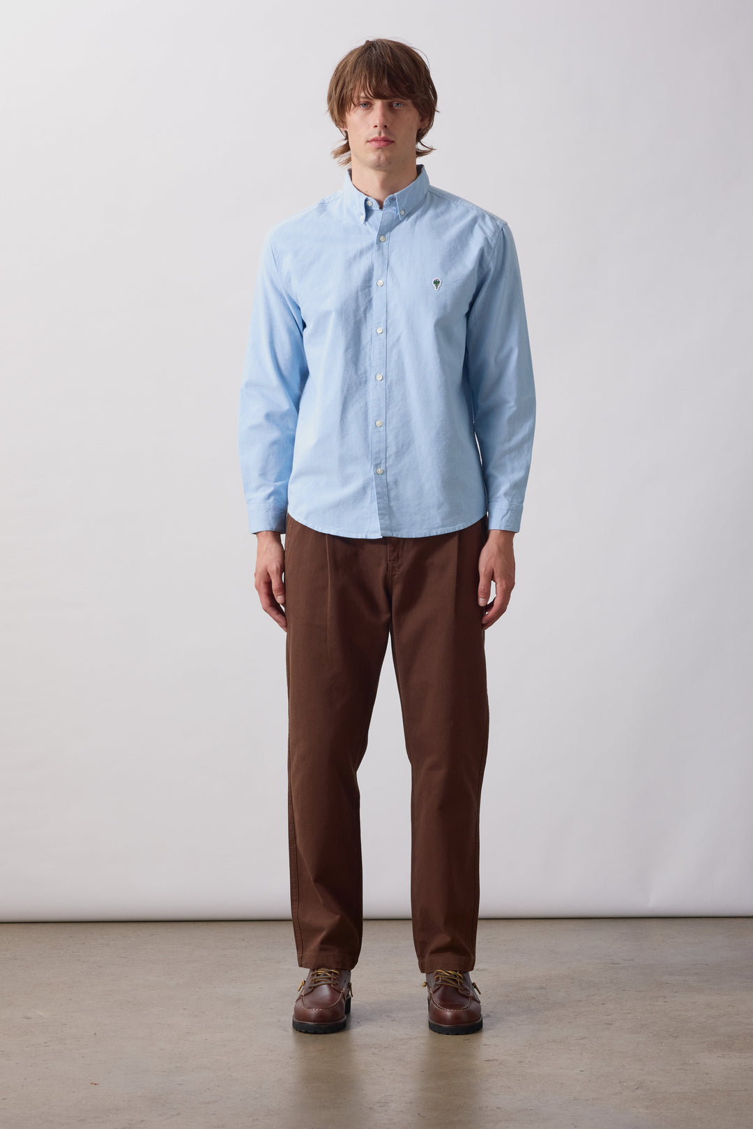 Service Works -  Artichoke Oxford Shirt - Blue