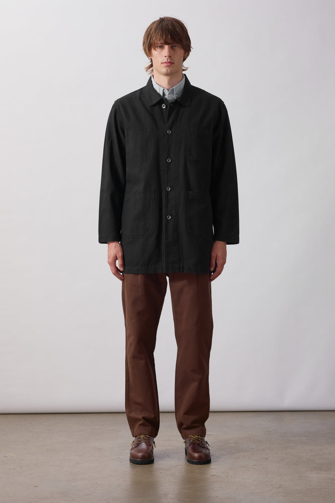 Service Works -  Canvas Long Shop Coat - Black