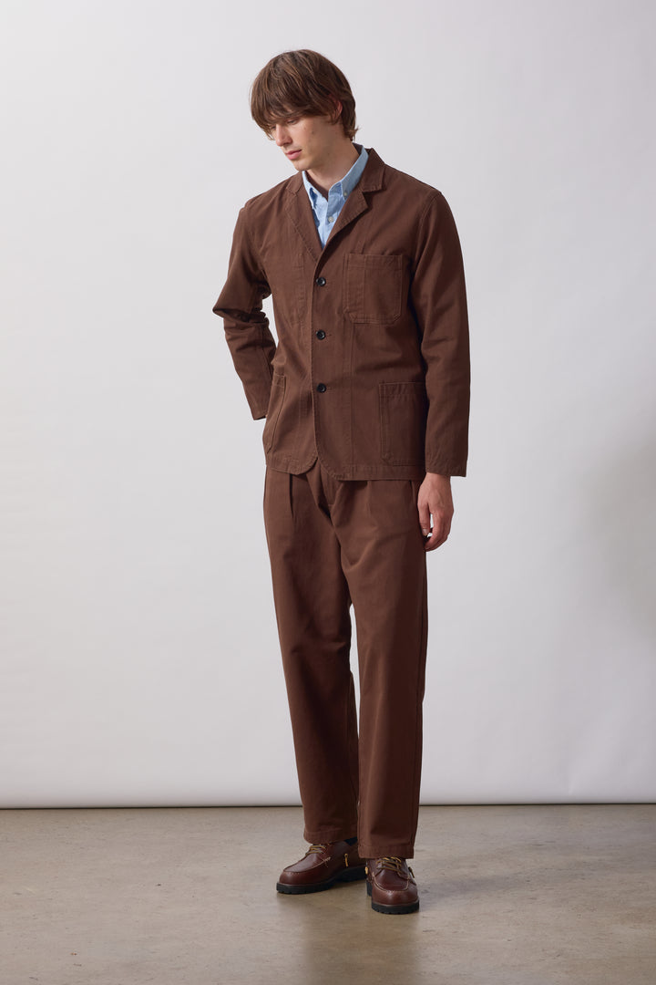 Service Works -  Twill Part Timer Pant - Brown