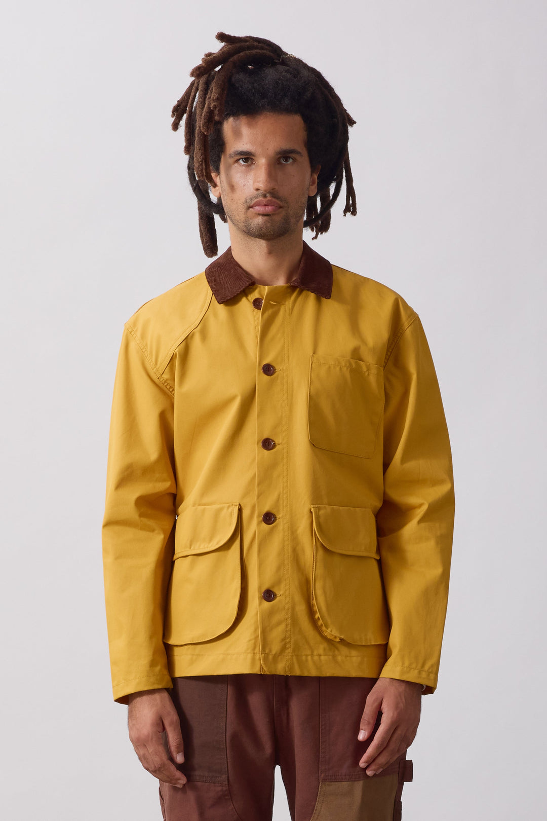 Service Works -  Waxed Barn Coat - Ochre