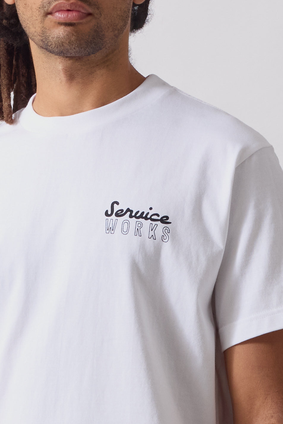 Service Works -  Eating Adventures Tee - White