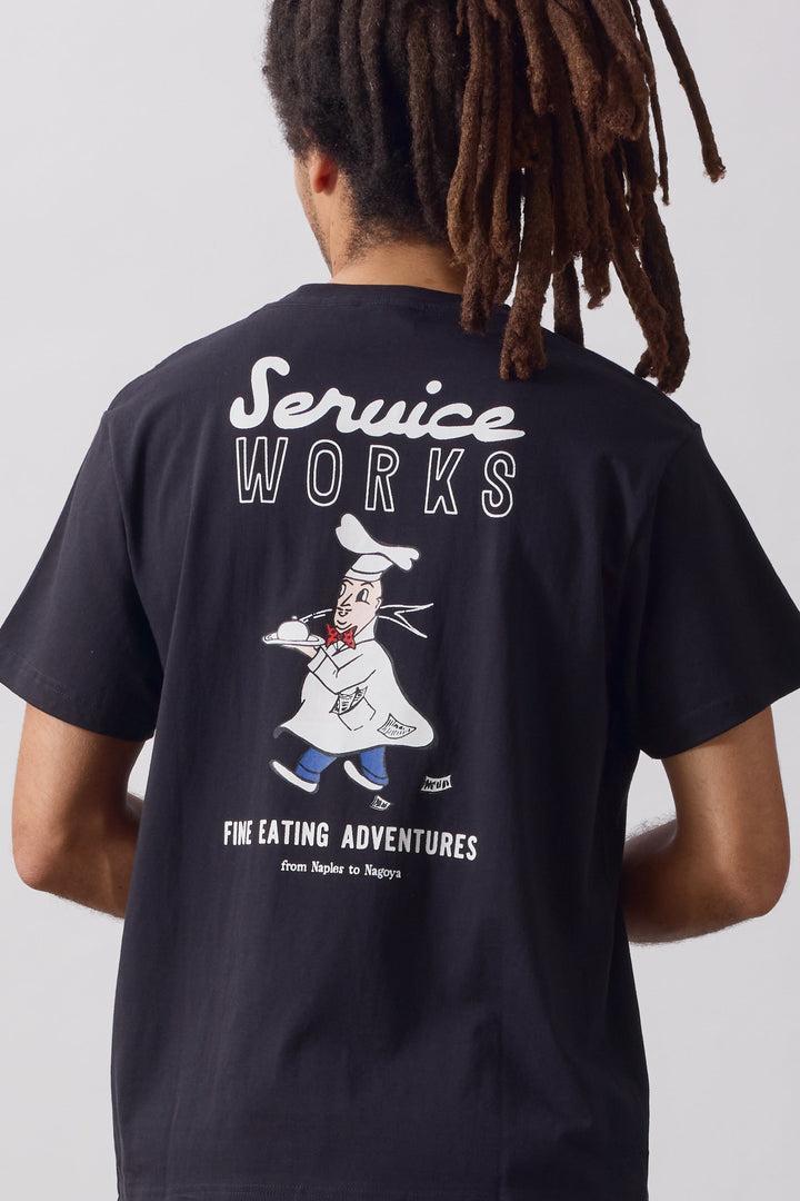 Service Works -  Eating Adventures Tee - Black