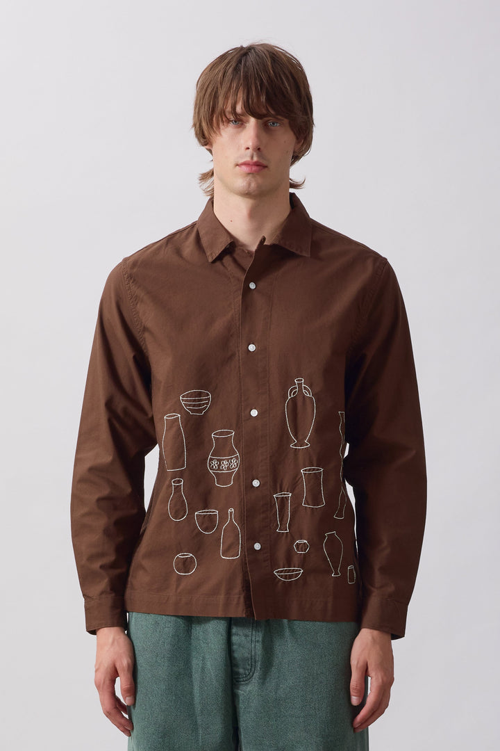 Service Works -  Ceramic Resort Shirt - Brown