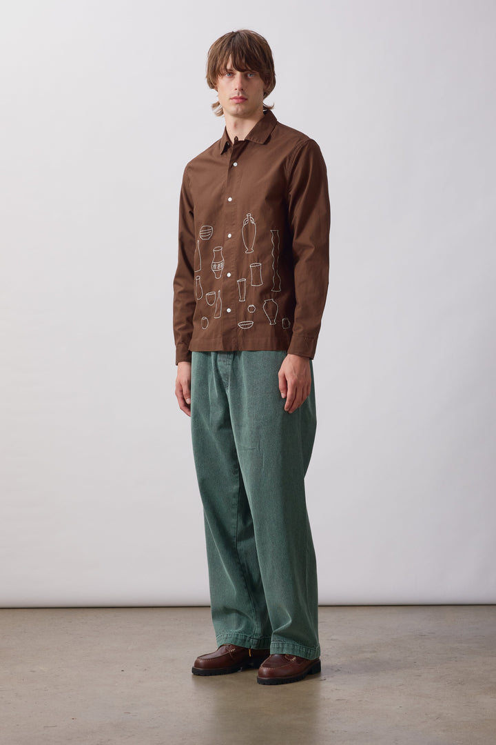 Service Works -  Ceramic Resort Shirt - Brown