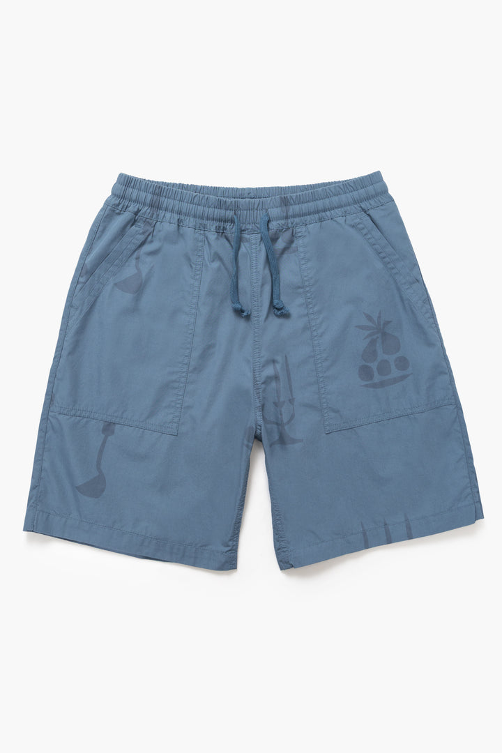 Service Works - Nourish Printed Chef Shorts - Slate