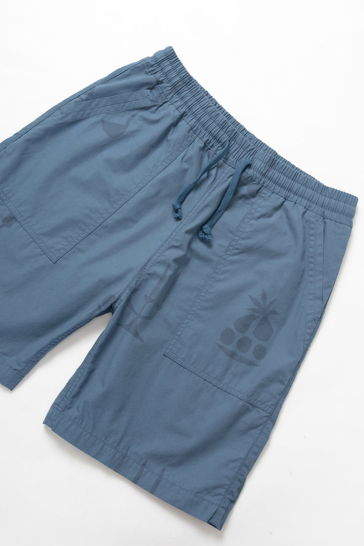Service Works - Nourish Printed Chef Shorts - Slate