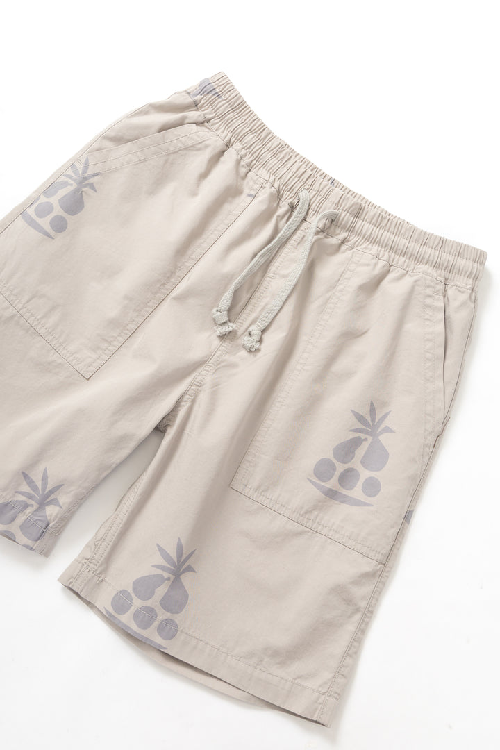 Service Works - Nourish Printed Chef Shorts - Stone