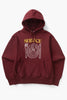 Service Works -  Spiral Hoodie - Burgundy