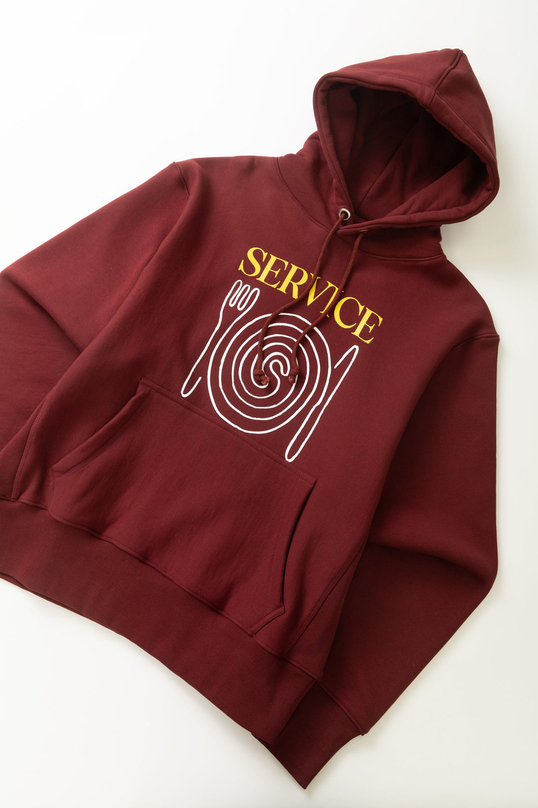 Service Works -  Spiral Hoodie - Burgundy
