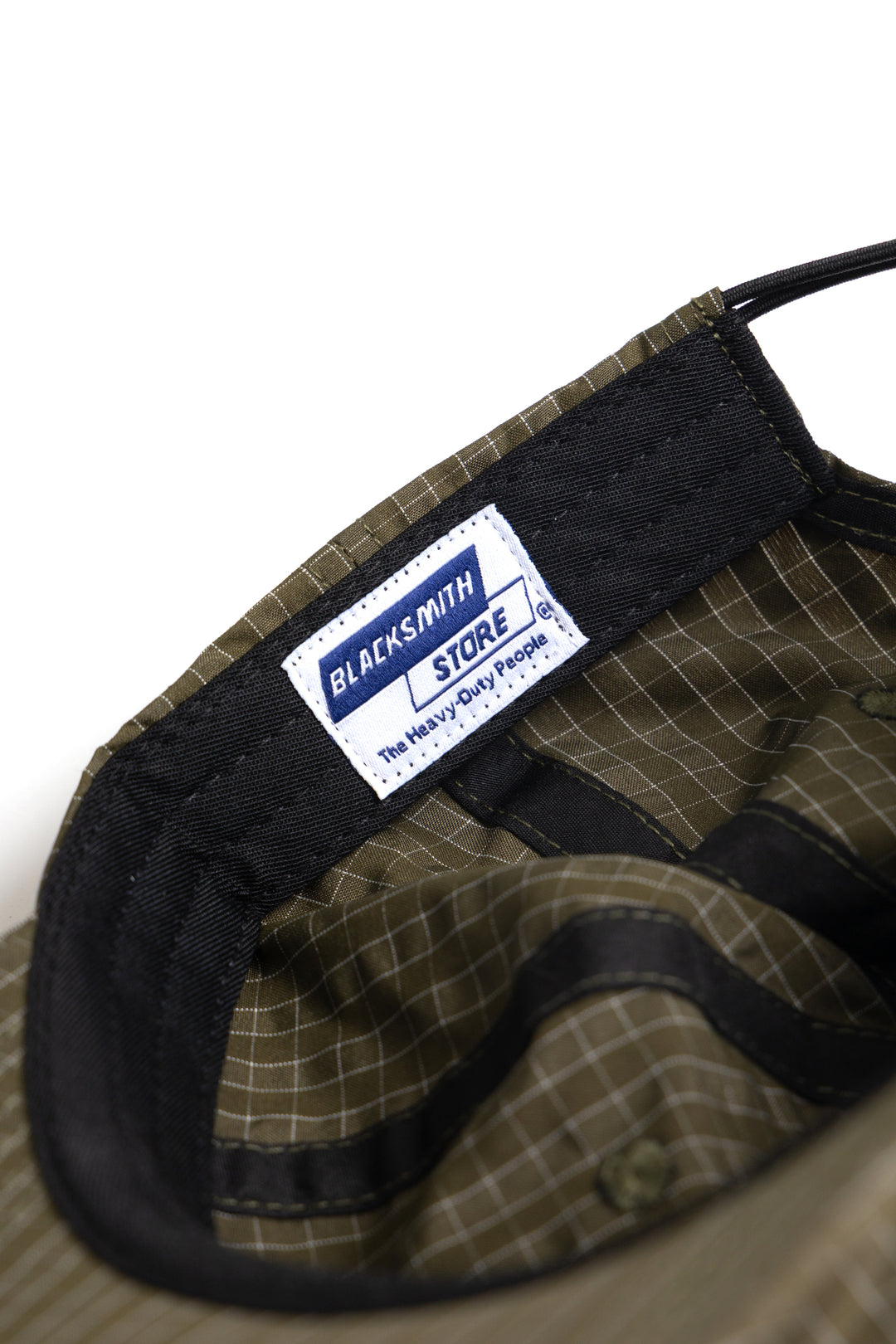 Blacksmith - Grid Check Cap - Olive