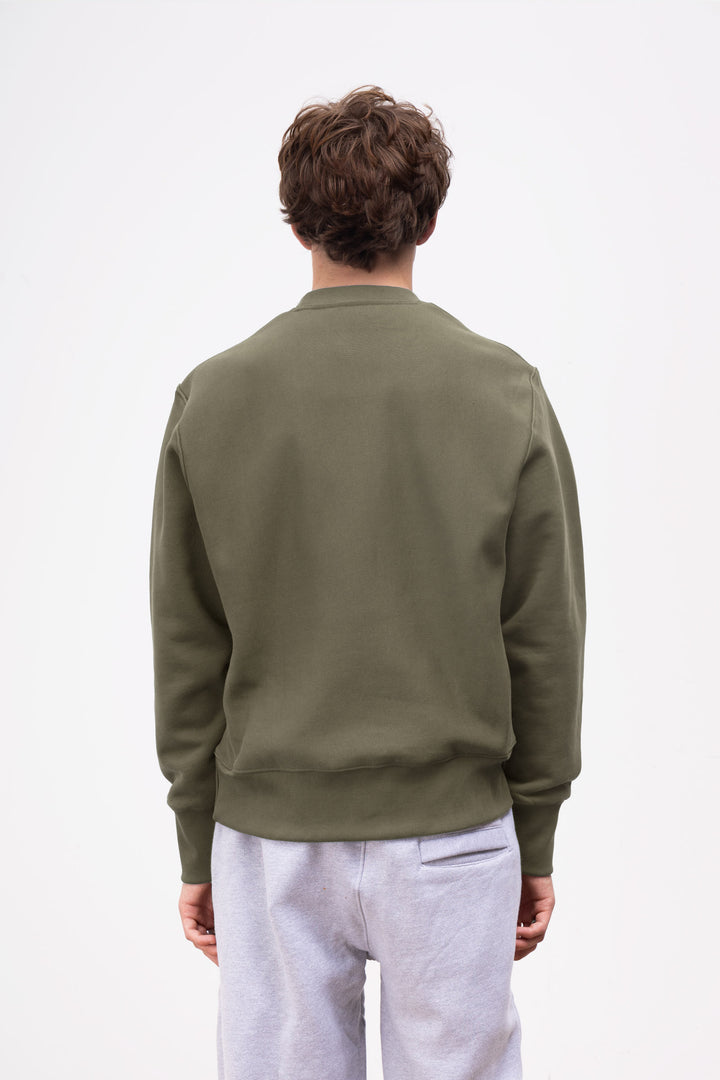 Power Goods - Super Weight Crewneck - Dark Olive