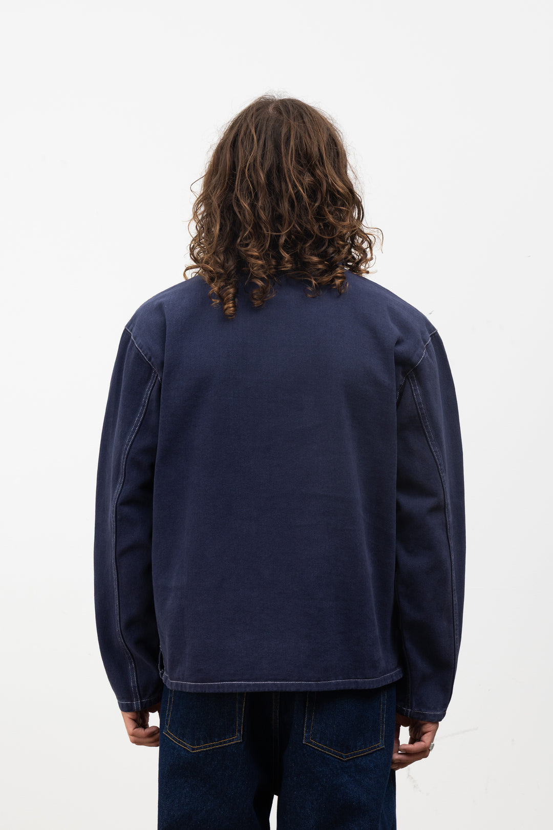 Blacksmith - Twill Two Button Popover - Navy