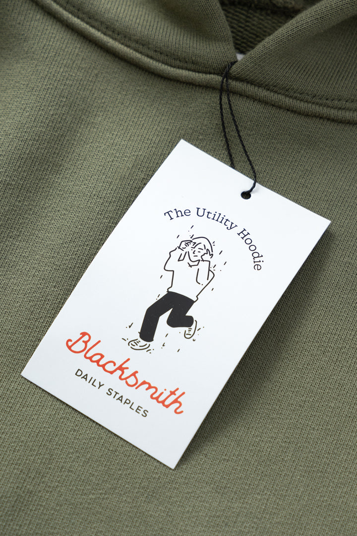 Blacksmith - 750GSM Utility Hoodie - Olive