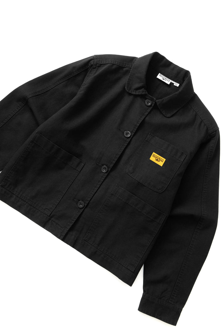 Service Works - Women's Cropped Work Jacket - Black