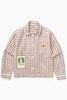 Service Works - Women's Cropped Work Jacket - Brown Gingham