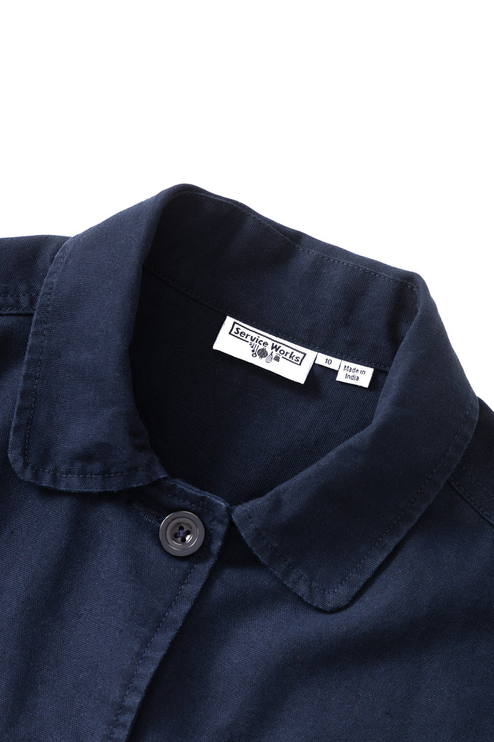 Service Works - Women's Cropped Work Jacket - Dark Navy