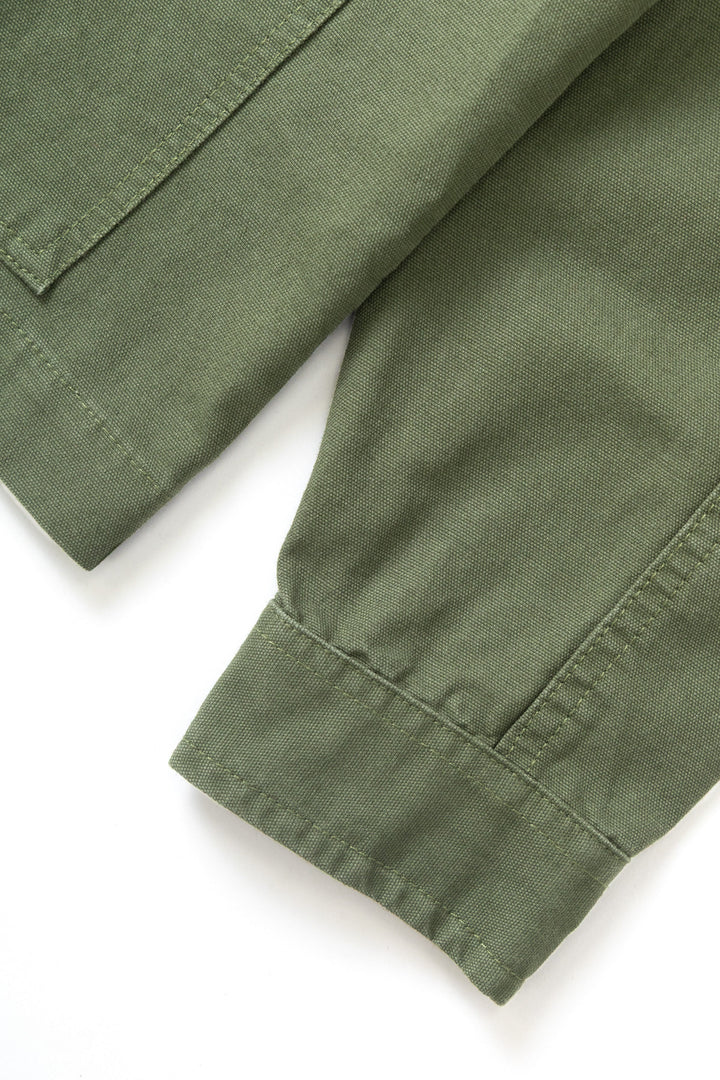 Service Works - Women's Cropped Work Jacket - Olive