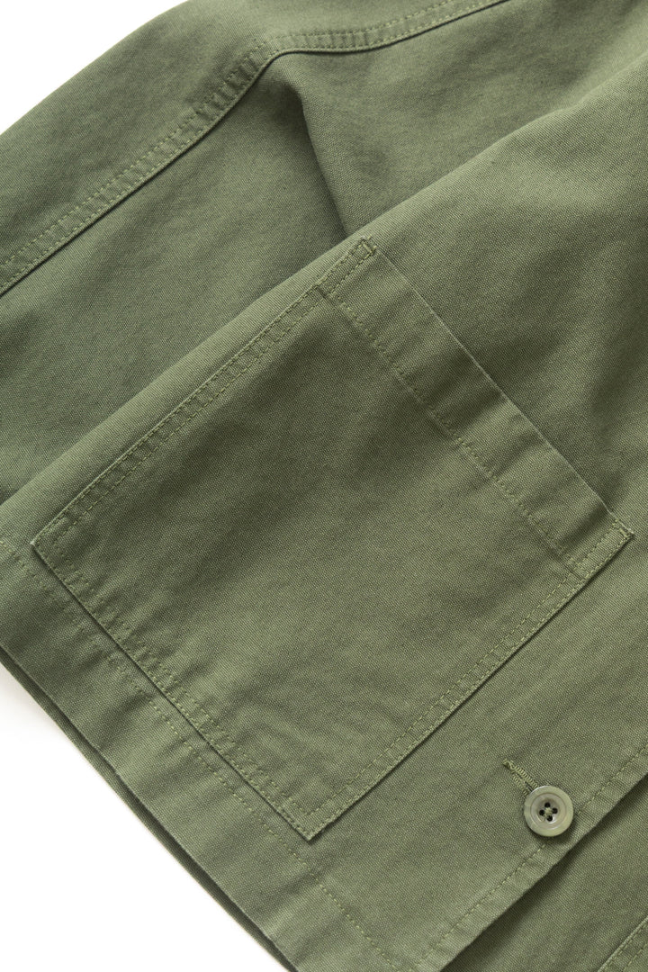 Service Works - Women's Cropped Work Jacket - Olive