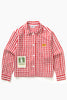 Service Works - Women's Cropped Work Jacket - Red Gingham