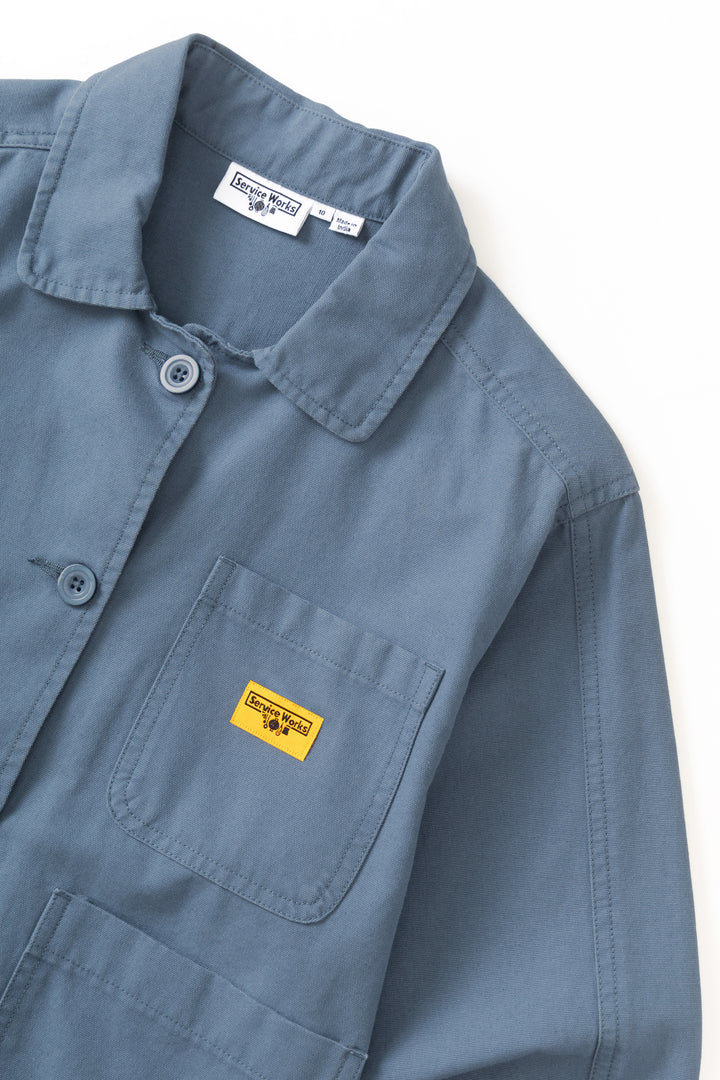 Service Works - Women's Cropped Work Jacket - Slate