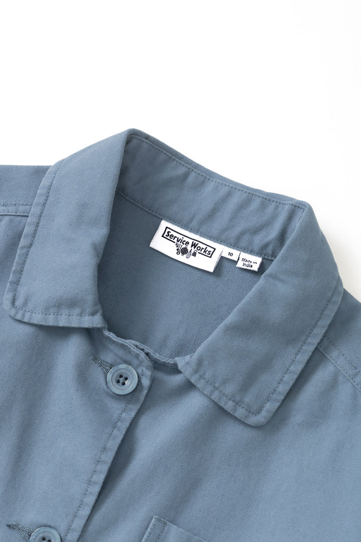 Service Works - Women's Cropped Work Jacket - Slate
