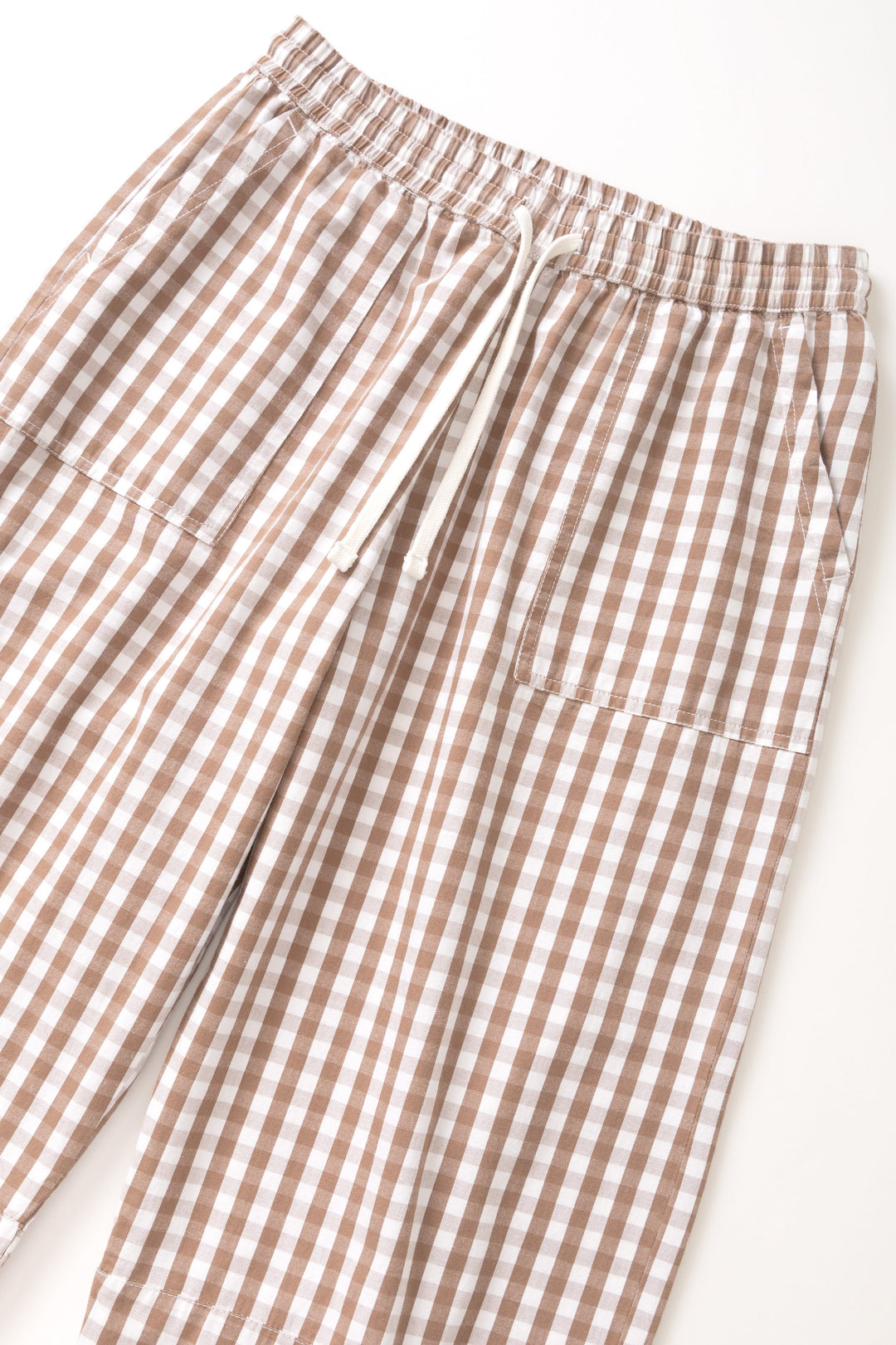 Service Works - Women's Barrel Pants - Brown Gingham