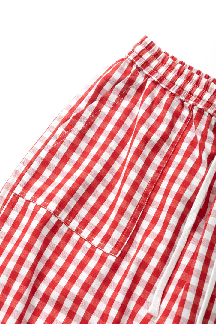 Service Works - Women's Barrel Pants - Red Gingham