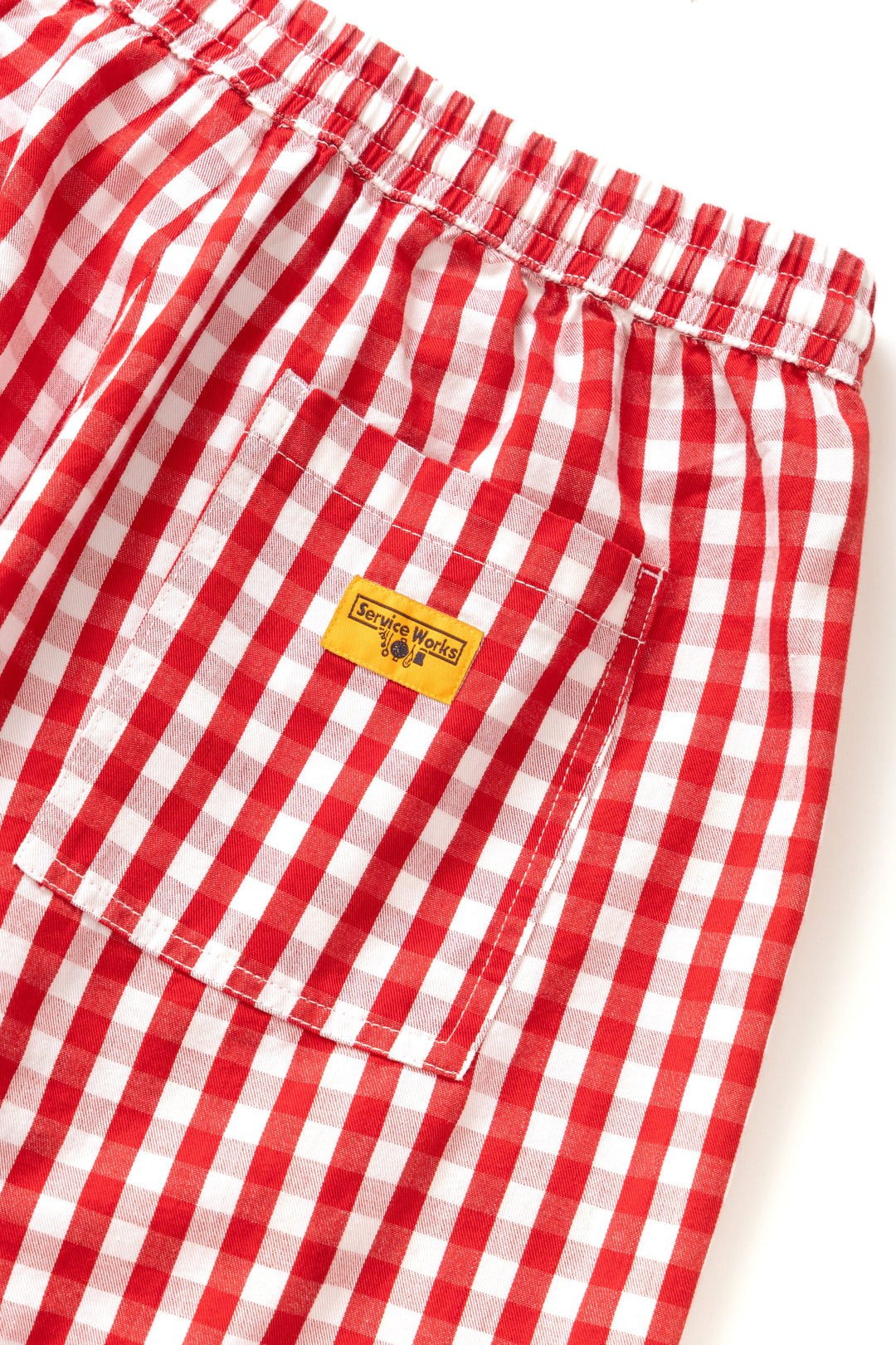 Service Works - Women's Barrel Pants - Red Gingham