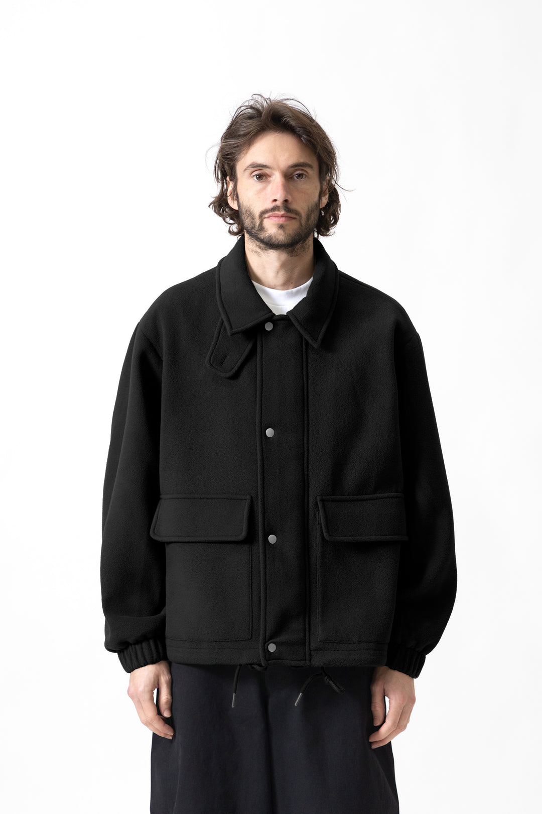 Blacksmith - Polar Fleece Warm Up Jacket - Black