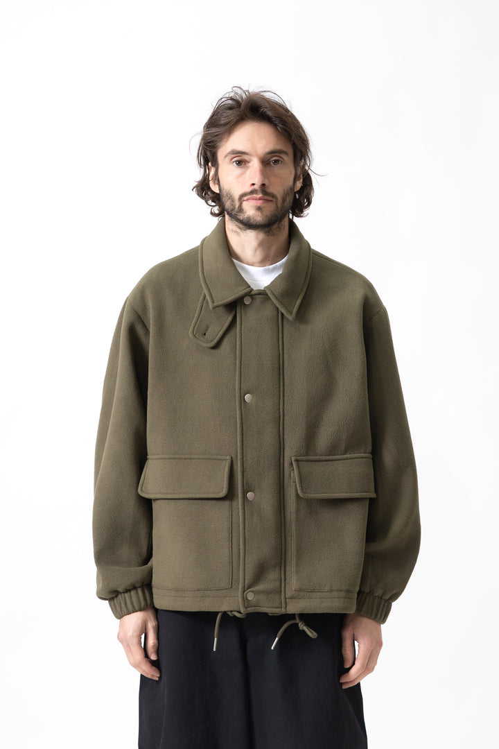 Blacksmith - Polar Fleece Warm Up Jacket - Olive