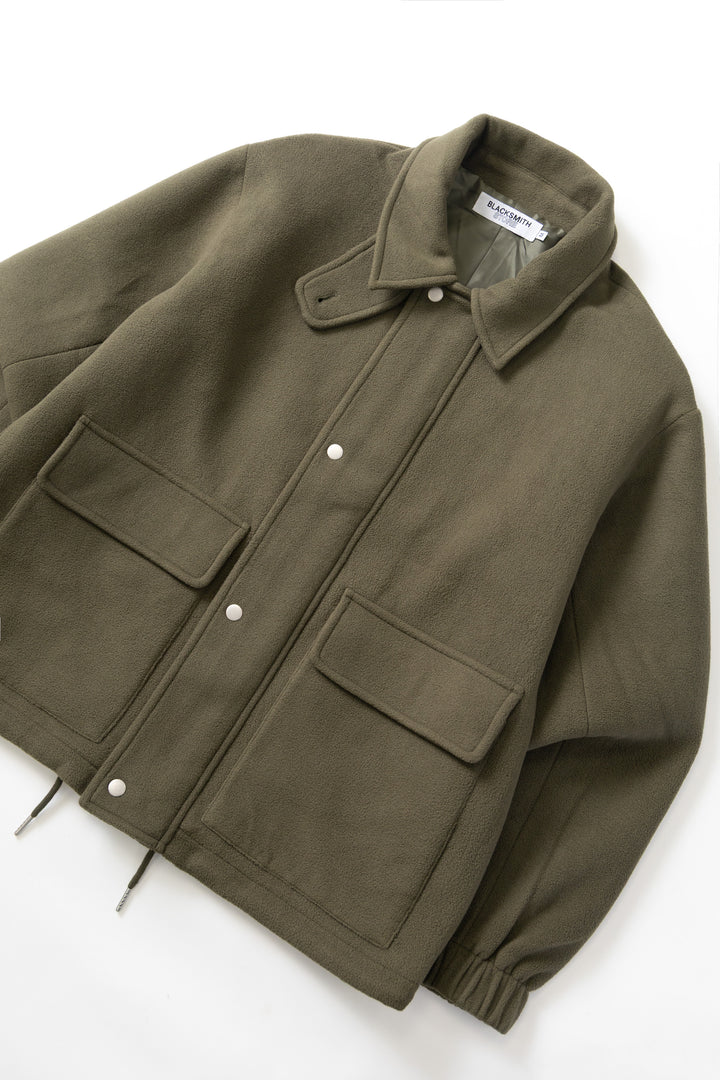 Blacksmith - Polar Fleece Warm Up Jacket - Olive