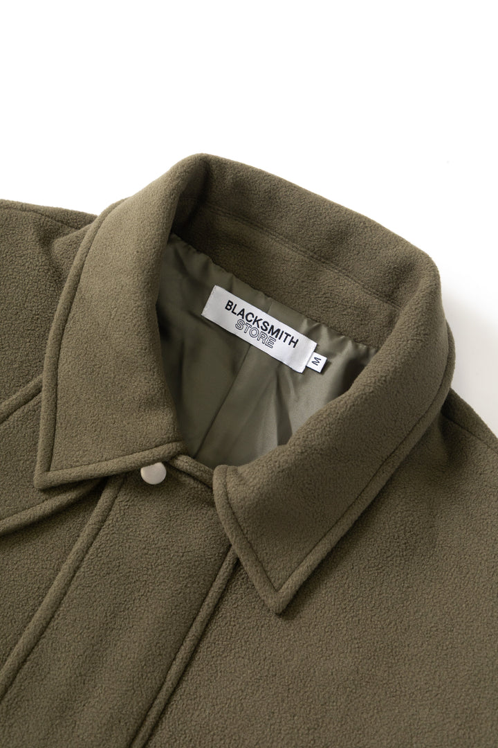 Blacksmith - Polar Fleece Warm Up Jacket - Olive