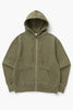 Power Goods - Loopback Zip Hoodie - Olive