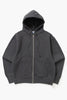 Power Goods - Loopback Zip Hoodie - Washed Black