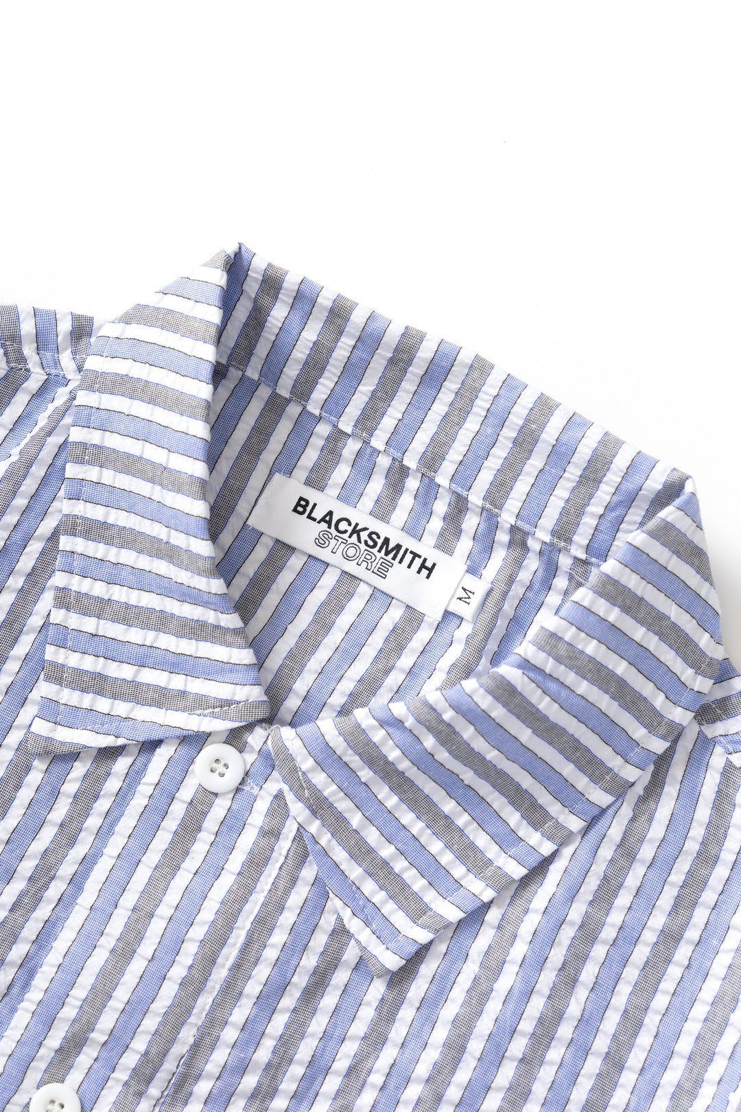 Blacksmith - Striped Military Popover - Blue